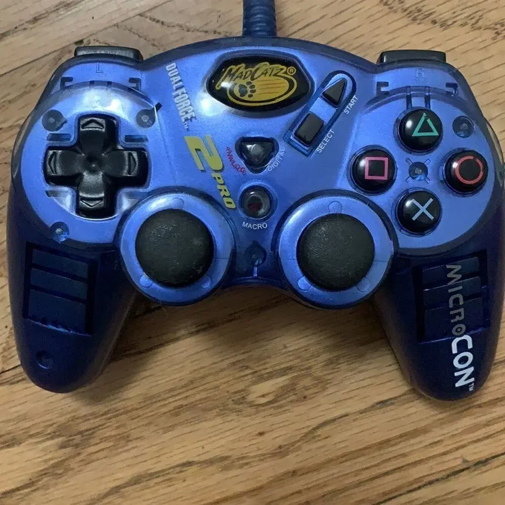 MADCATZ‎ DUAL FORCE 2 PRO ANALOG DIGITAL CONTROLLER PLAYSTATION